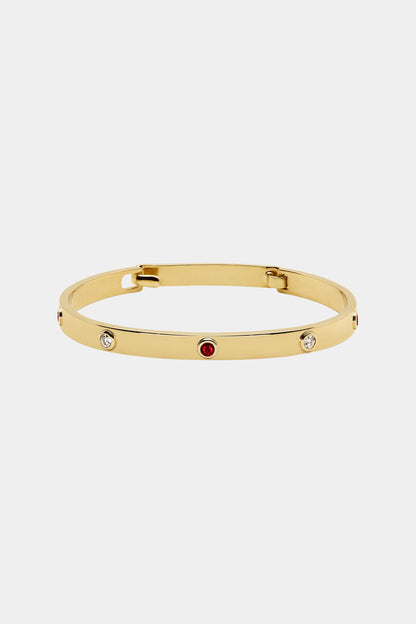 Ruby Tallows Bangle | Yellow Gold
