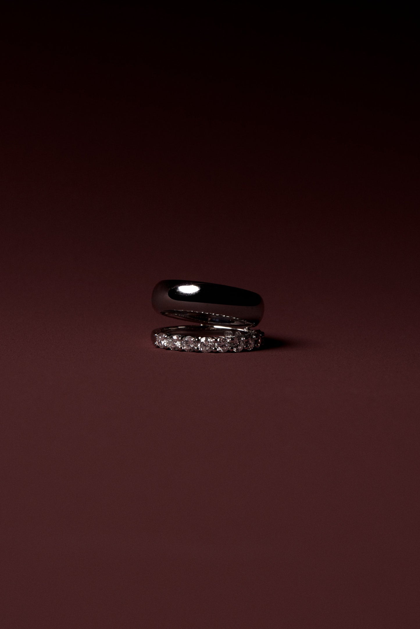 Sabine 10pt Round Diamond Ring | 18K White Gold