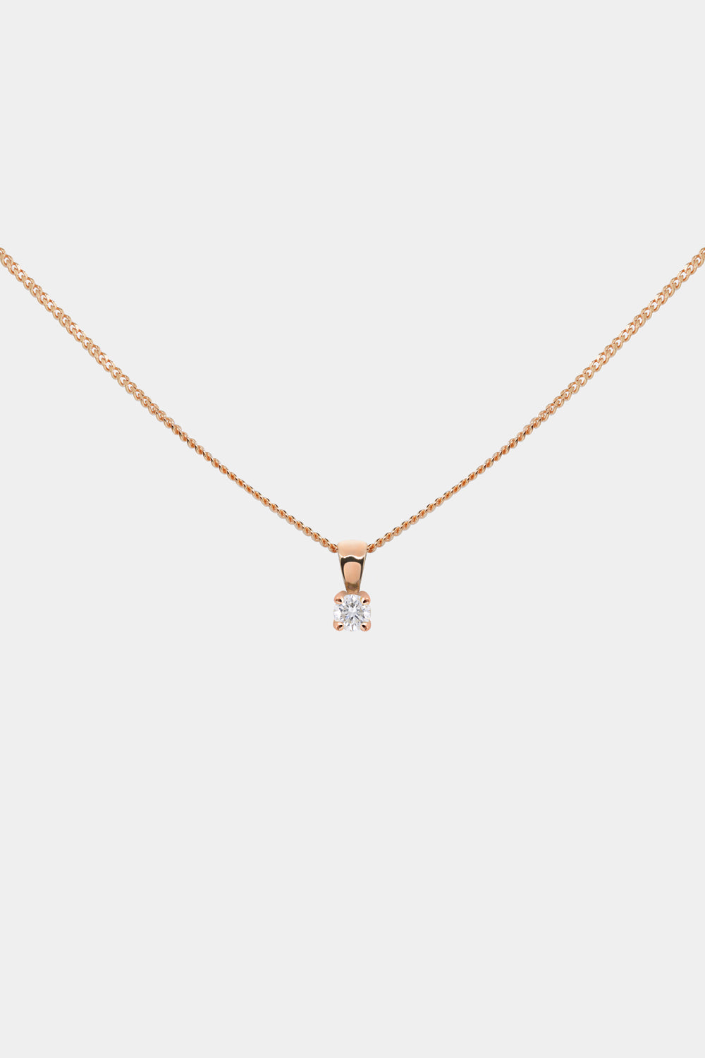 Birthstone Pendant | 9K Rose Gold