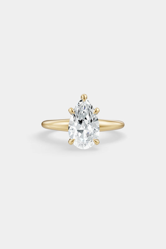 Diamond Solitaire Ring | Heidi Band