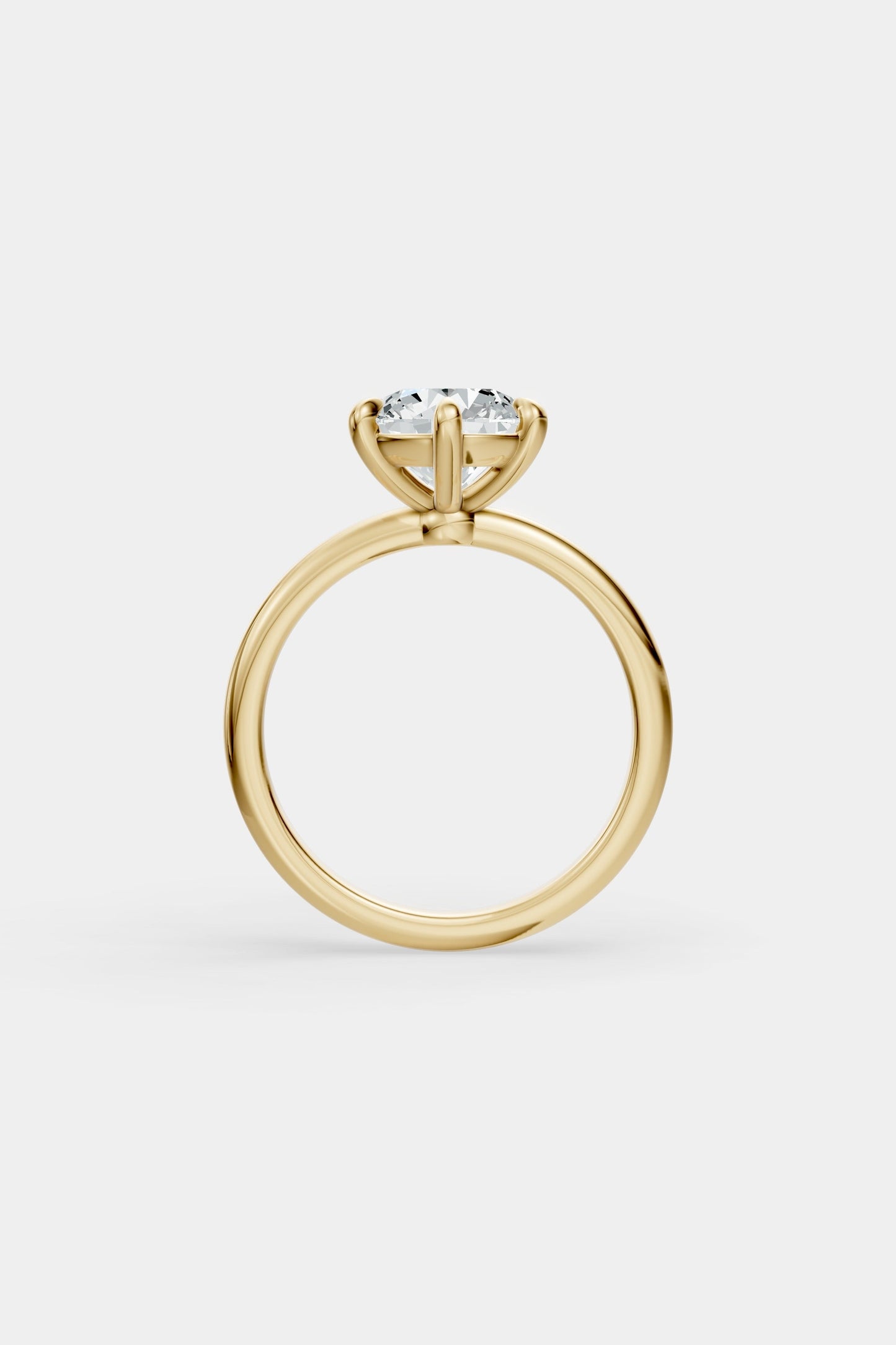 Diamond Solitaire Ring | Piccolo Band