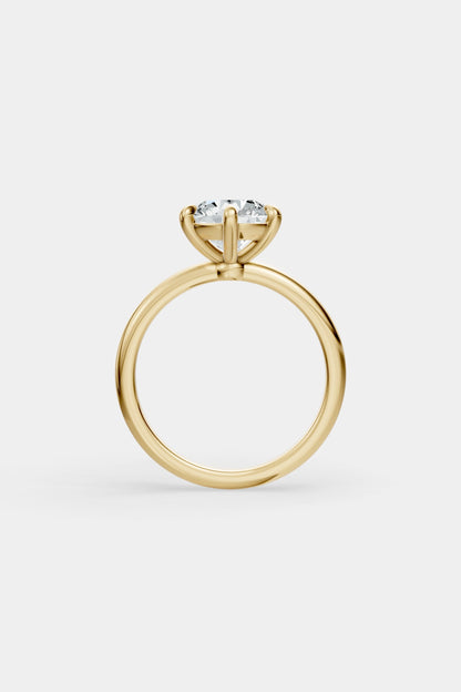 Diamond Solitaire Ring | Piccolo Band