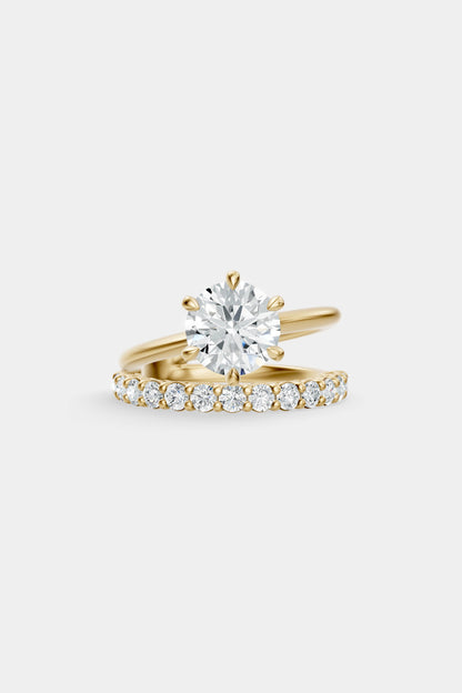 Double Band Diamond Ring | 0.05ct Diamond Band