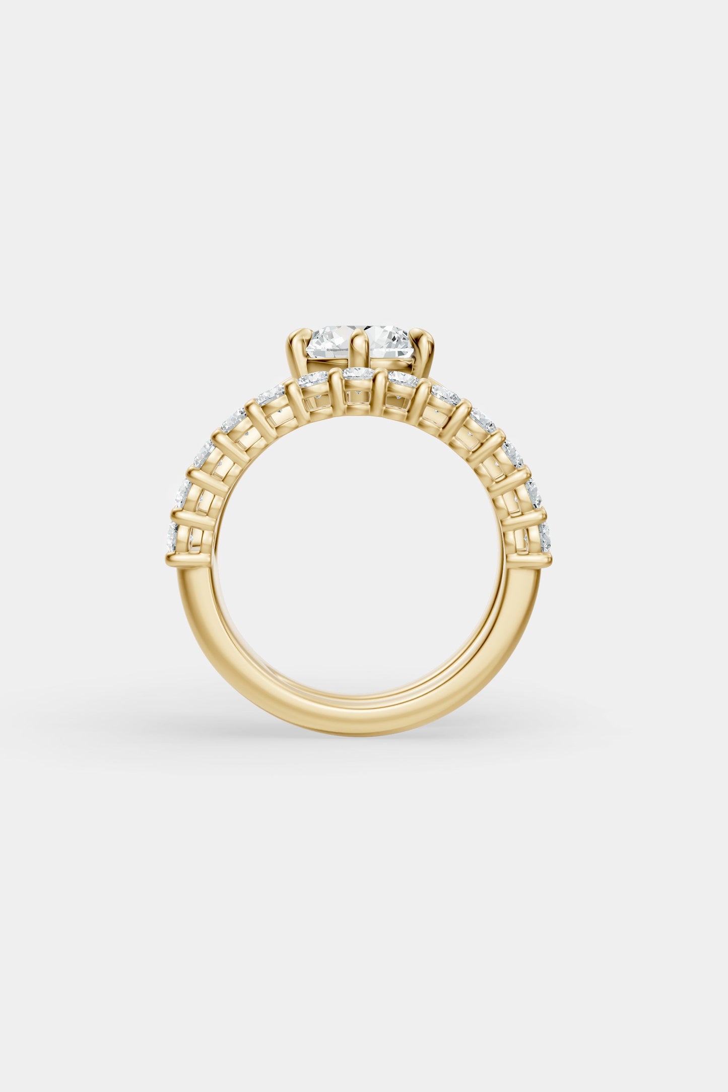 Double Band Diamond Ring | 0.05ct Diamond Band