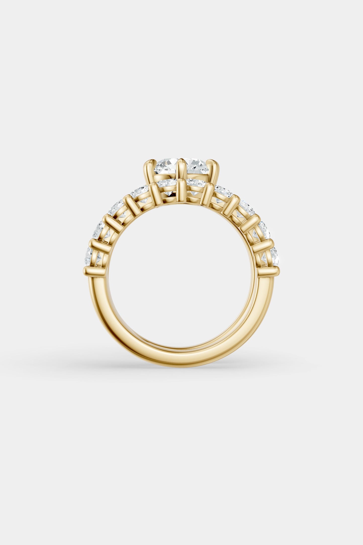 Double Band Diamond Ring | 0.10ct Diamond Band