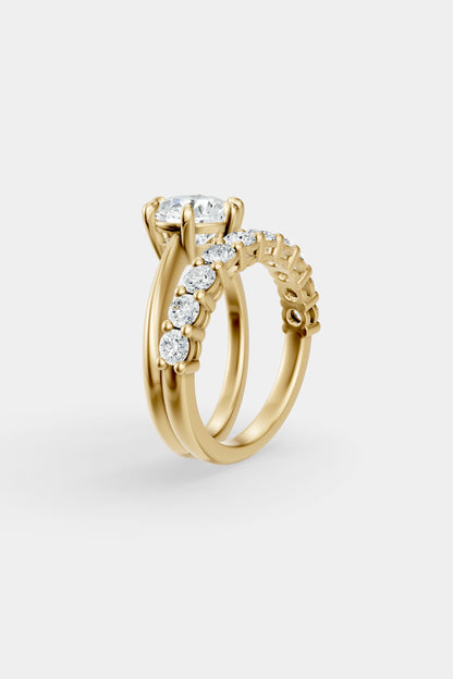 Double Band Diamond Ring | 0.10ct Diamond Band