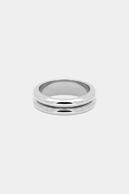 Double Orielle Ring | Silver or 9K White Gold