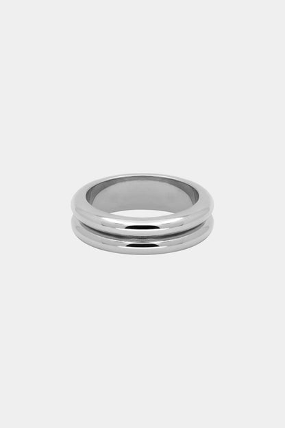 Double Orielle Ring | Silver or 9K White Gold