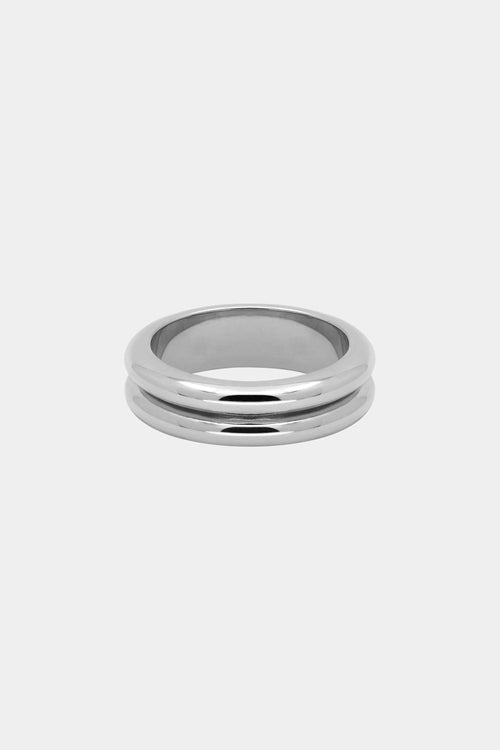 Double Orielle Ring | Silver or 9K White Gold