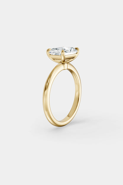 East West Diamond Solitaire Ring | Gwen Band