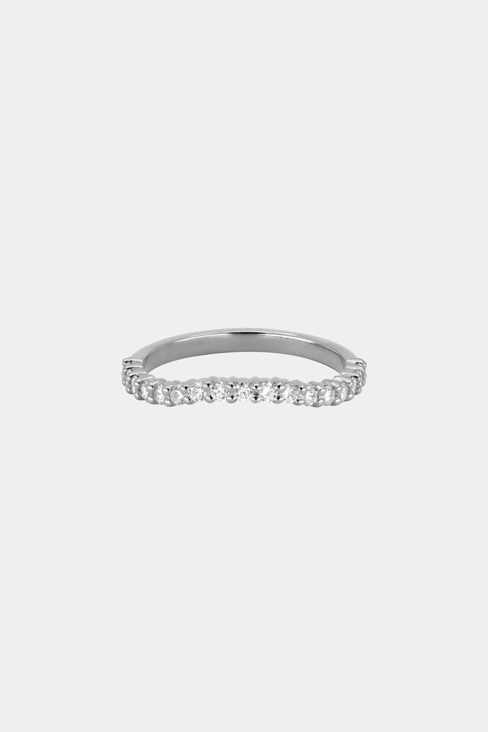 Insignia Diamond Band | 18K White Gold
