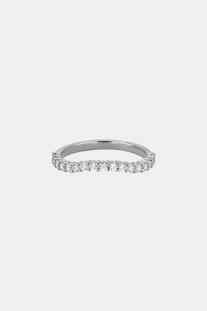 Insignia Diamond Band | 18K White Gold