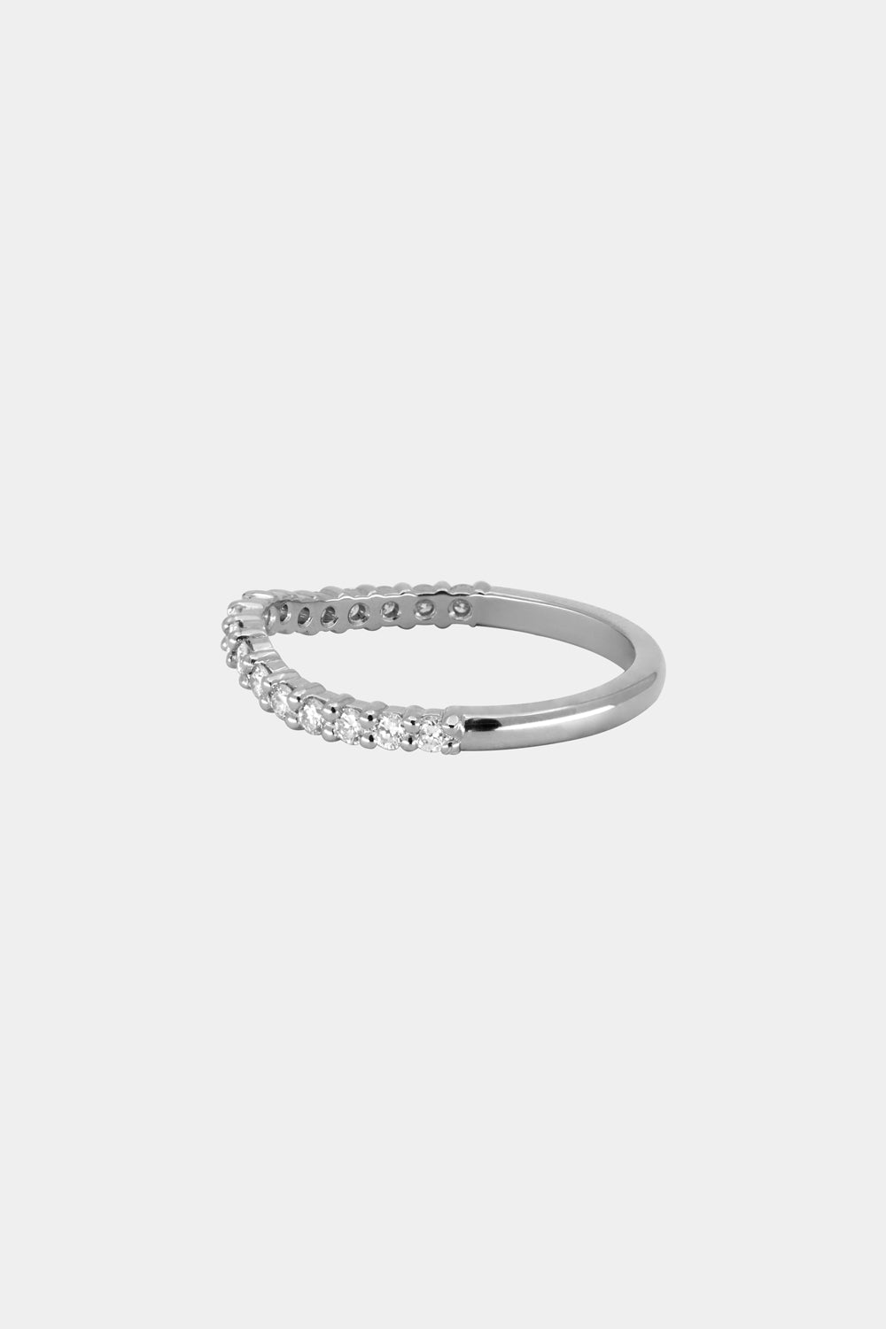 Insignia Diamond Band | 18K White Gold