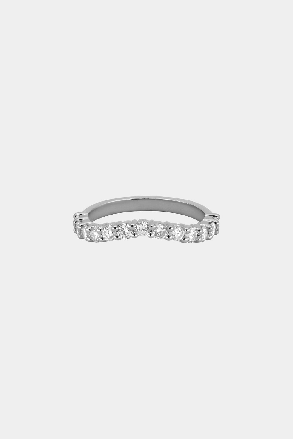 Insignia Diamond Band | 18K White Gold