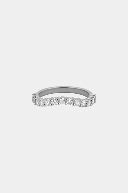 Insignia Diamond Band | 18K White Gold