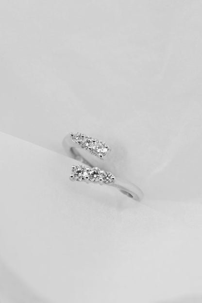 Janie Diamond Wrap Ring | White Gold