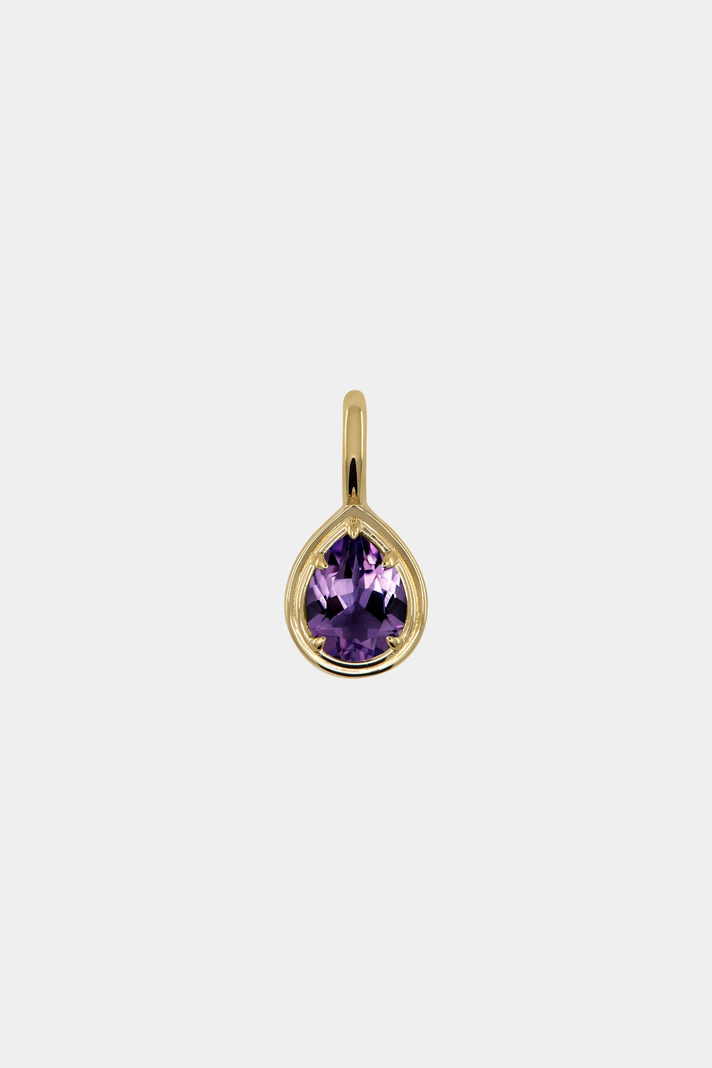 Roma Pear Gemstone Pendant | Yellow Gold