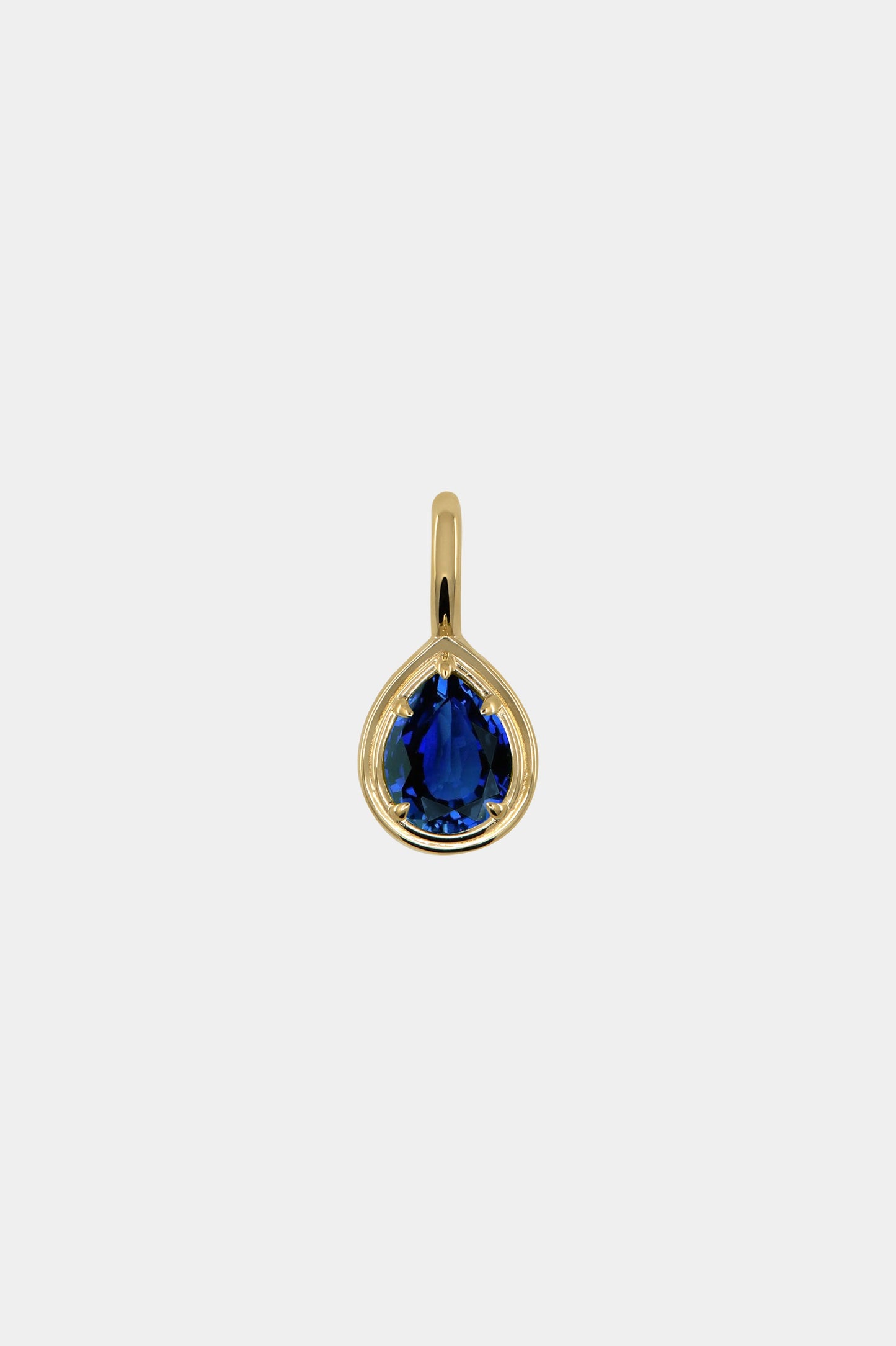 Roma Pear Gemstone Pendant | Yellow Gold