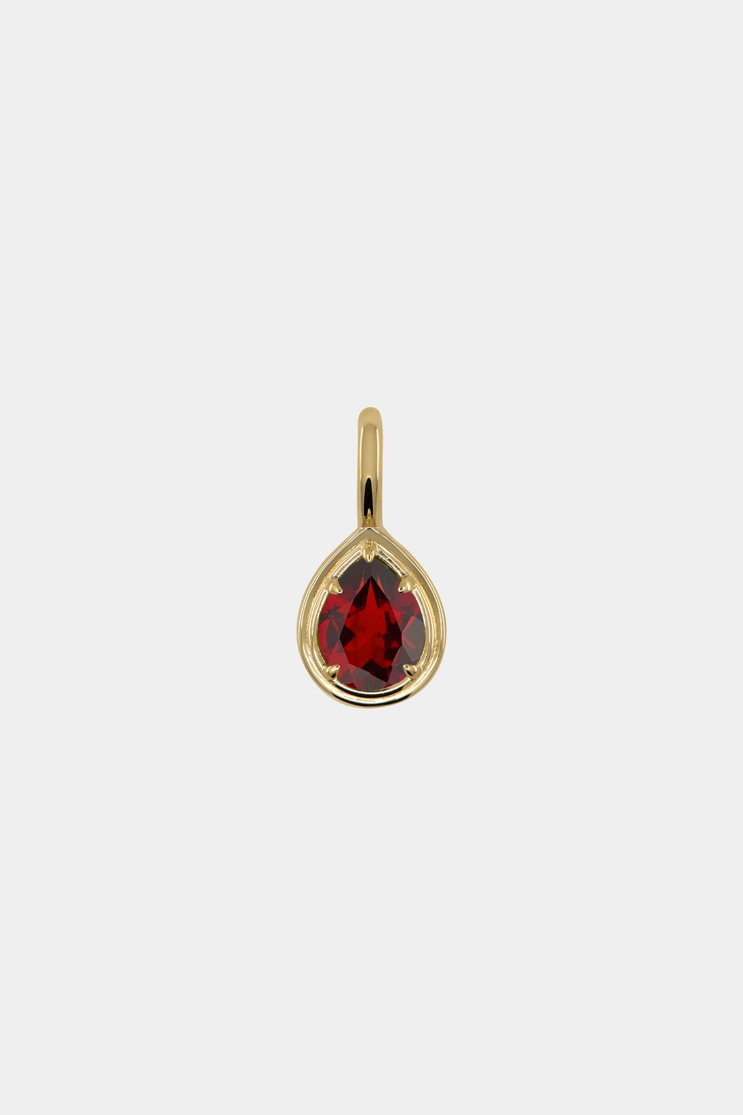 Roma Pear Gemstone Pendant | Yellow Gold