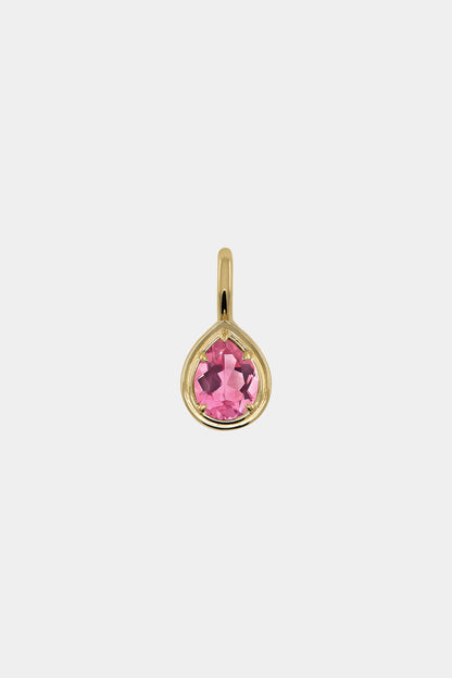 Roma Pear Gemstone Pendant | Yellow Gold