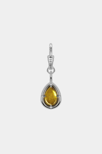 Pear Tourmaline Pendant | 9K White Gold