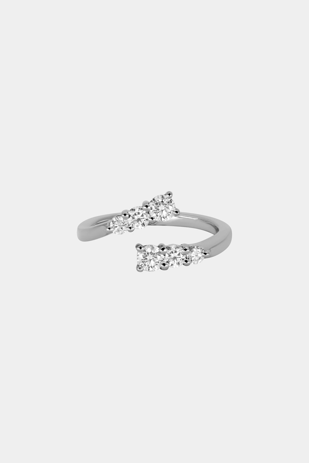 Janie Diamond Wrap Ring | White Gold