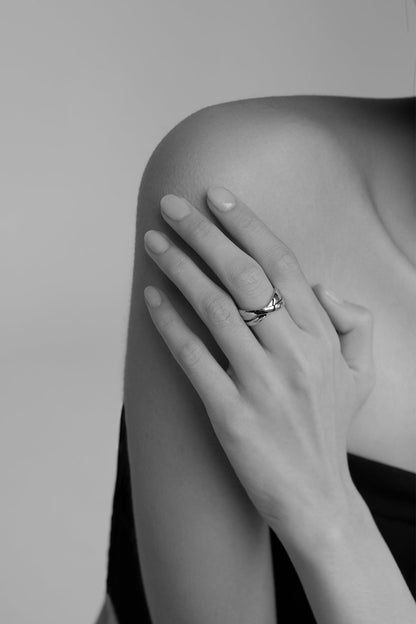Sascha Triple Band Ring | Silver or 9K Gold
