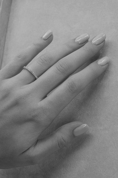 Harley Diamond Band | White Gold