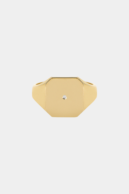 Tallows Signet Ring | Yellow Gold