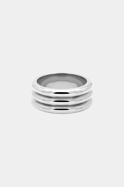 Triple Orielle Ring | Silver or 9K White Gold