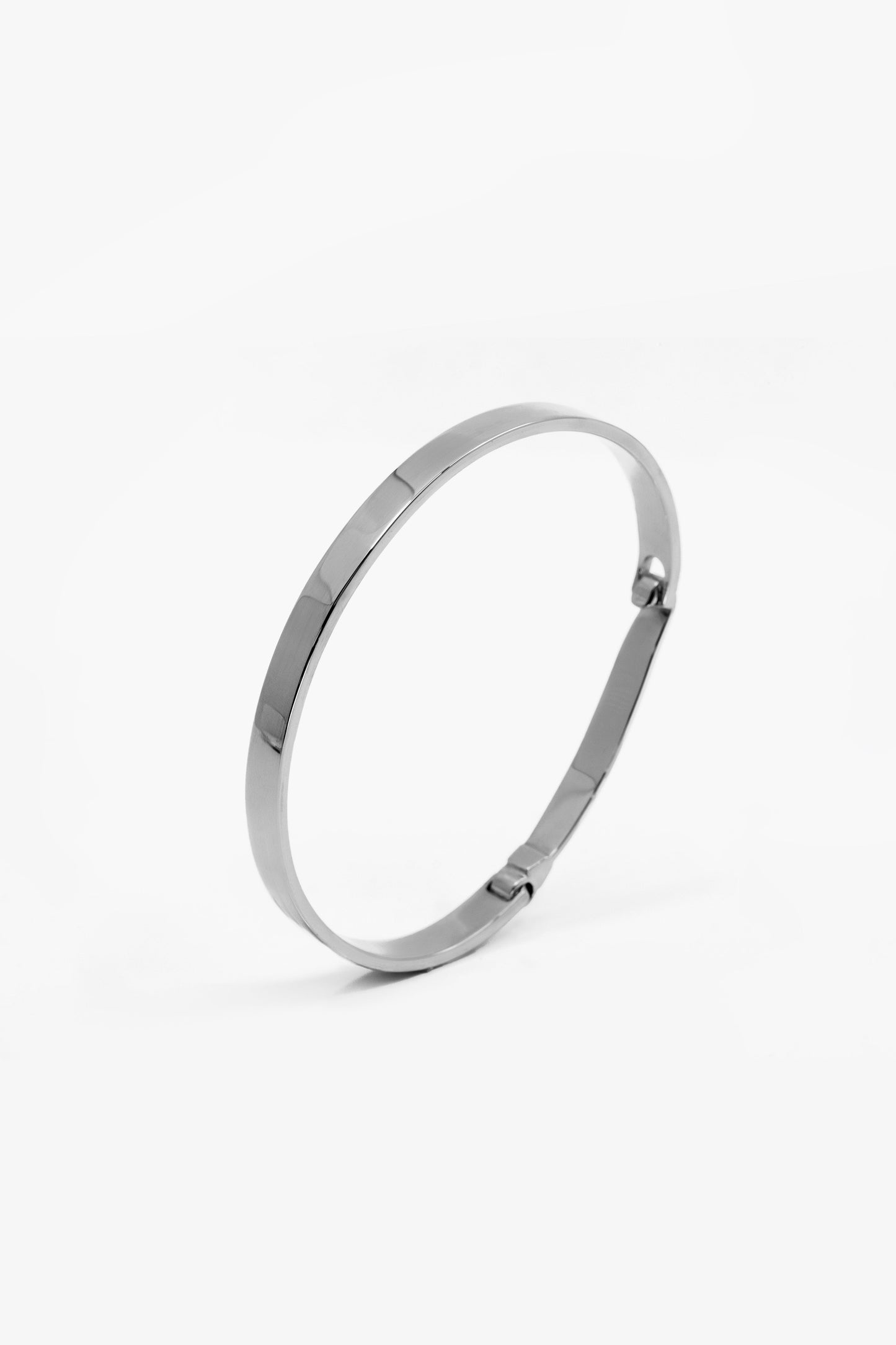 Tallows Bangle | Silver or White Gold