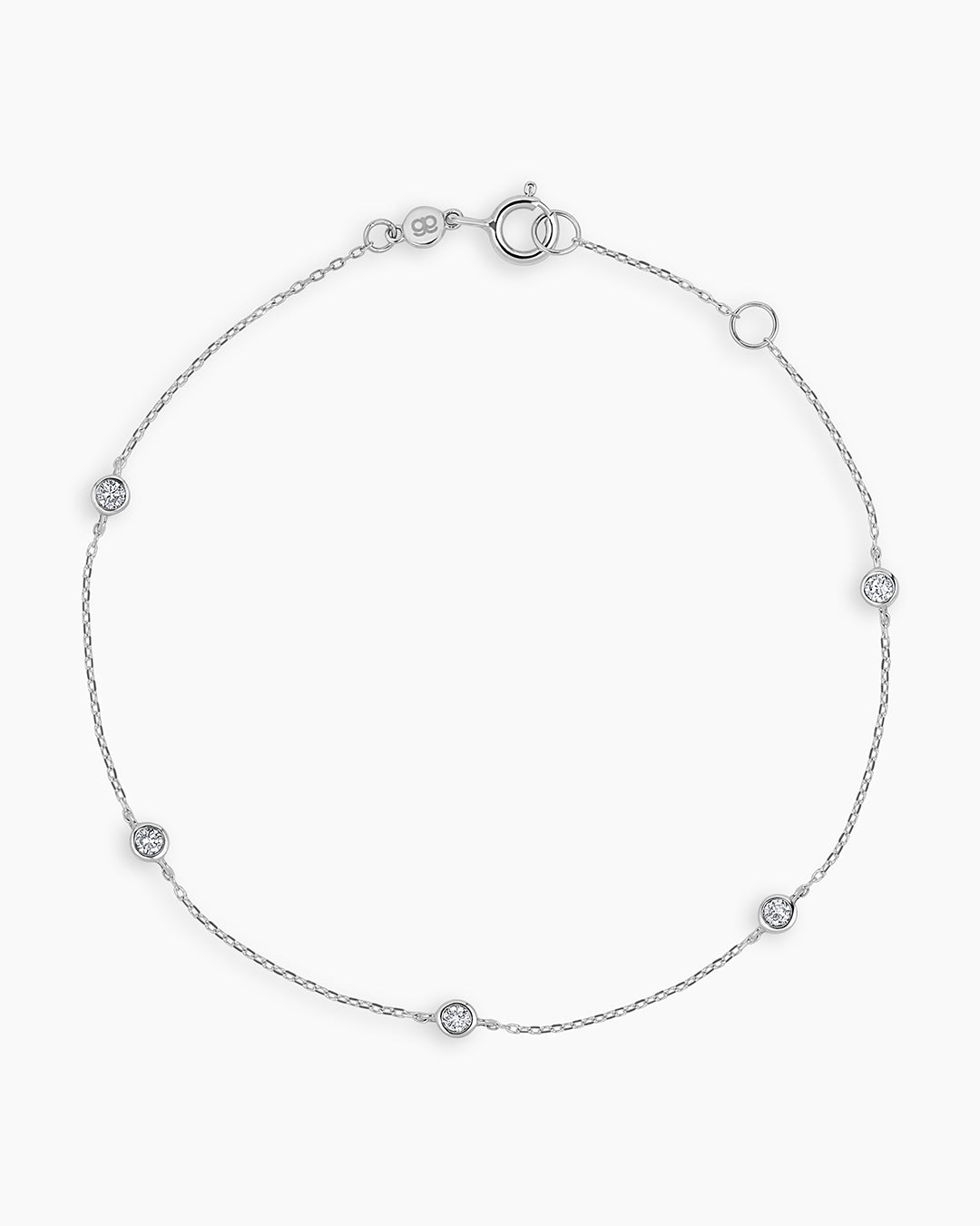 14K Classic Five Diamond Bracelet