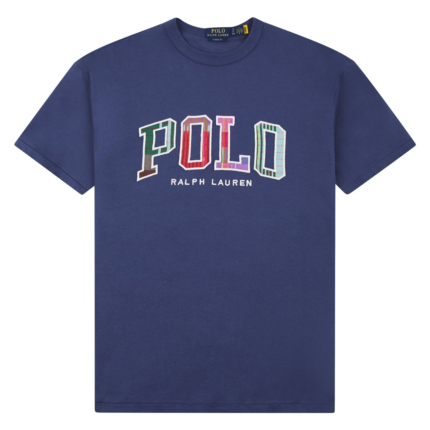 Madras Logo Tee | Navy