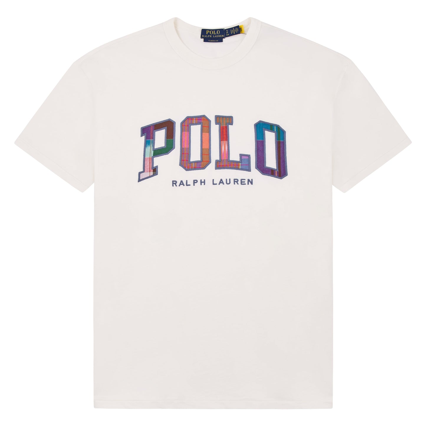 Madras Logo Tee | White