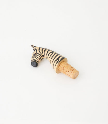 Zebra Bottle Stopper