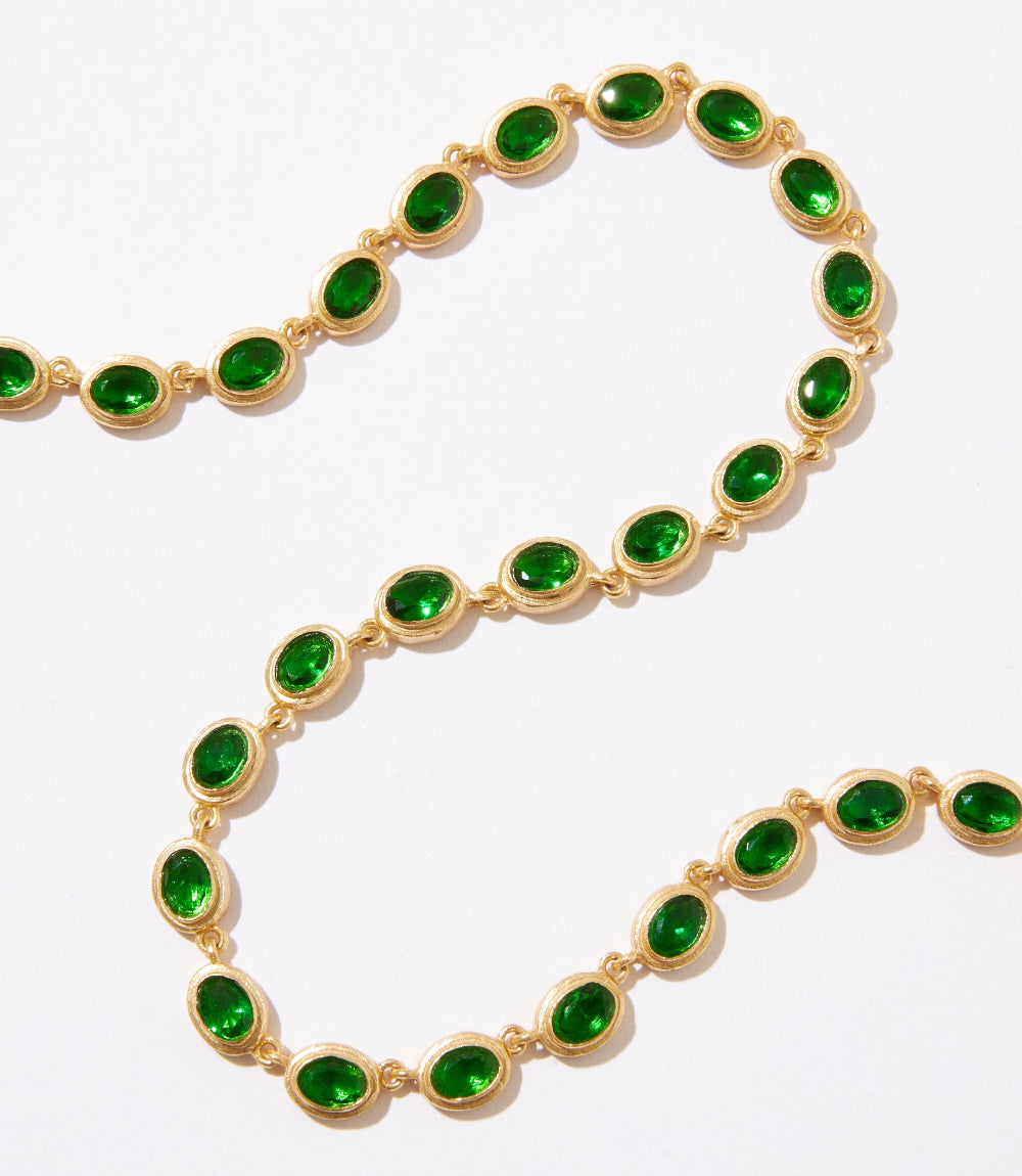 Gemstone Station Necklace