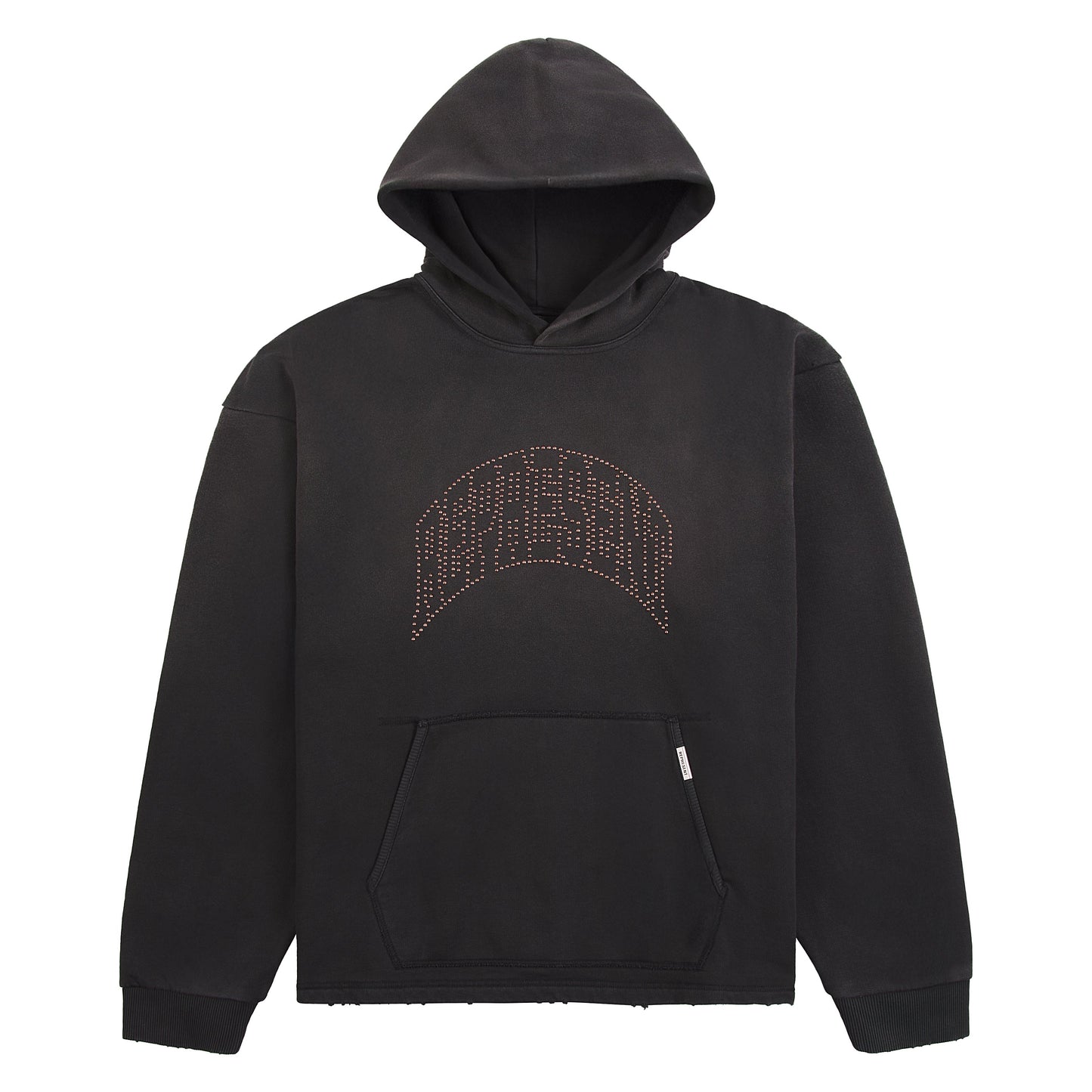 Embellished Hoodie | Stained Black