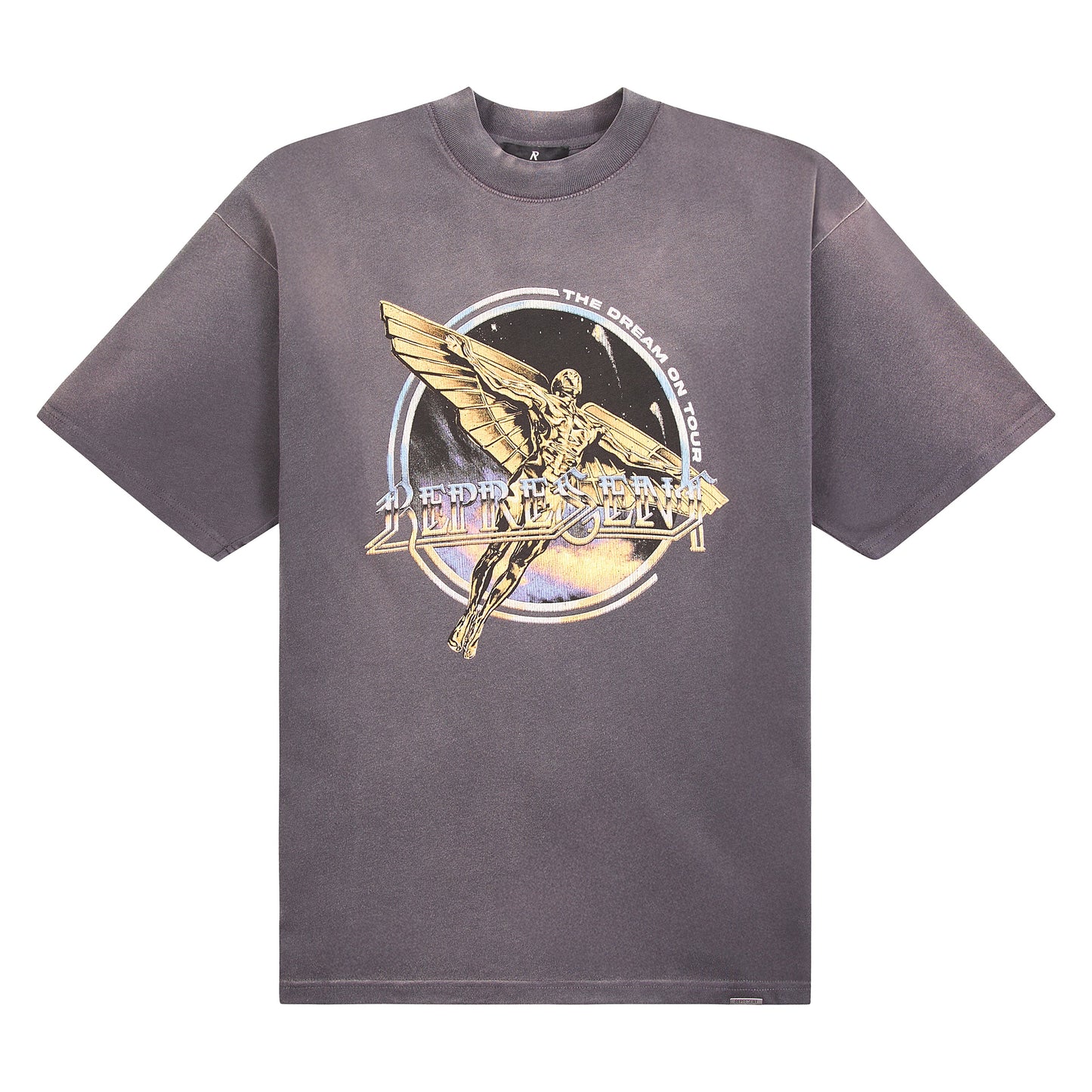 Golden Tour Tee | Sun Fade Grey