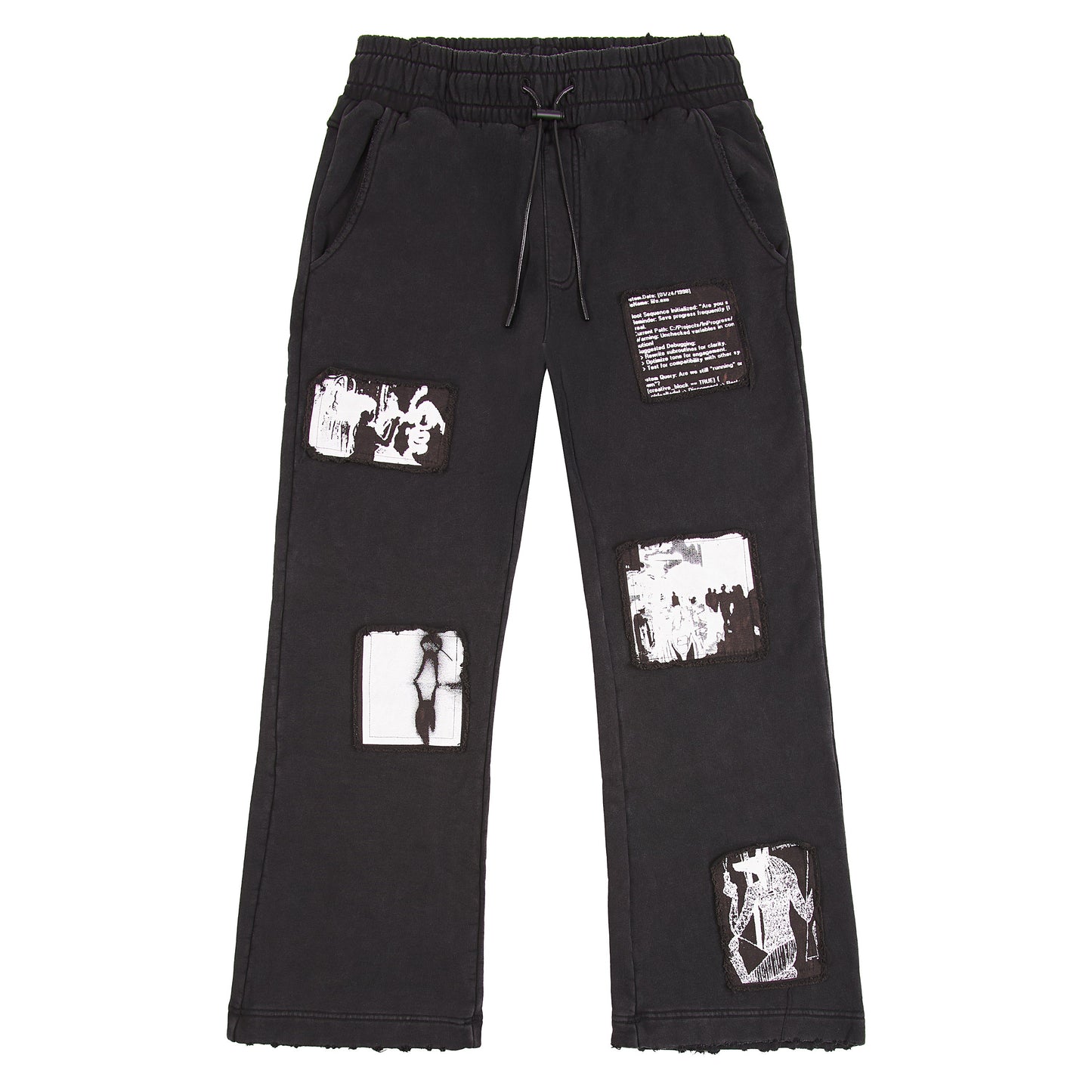 Griffin Digital Patch Sweatpant | Black