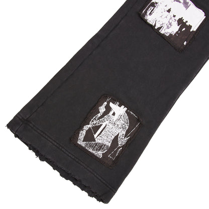 Griffin Digital Patch Sweatpant | Black