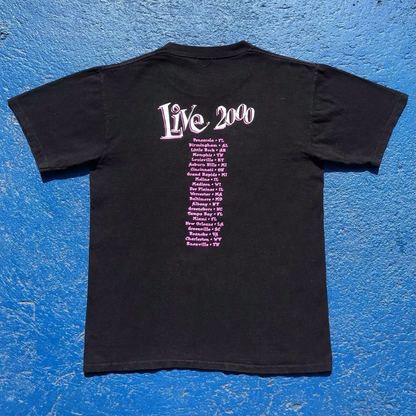 Britney Spears Live 2000 - Vintage Black T-Shirt