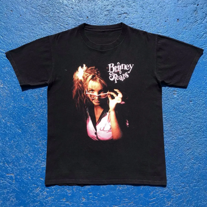 Britney Spears Live 2000 - Vintage Black T-Shirt