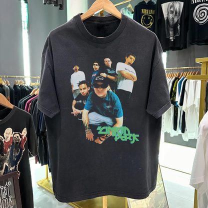 L.I.N.K.I.N. Park 90's Vintage Rap Black T-Shirt
