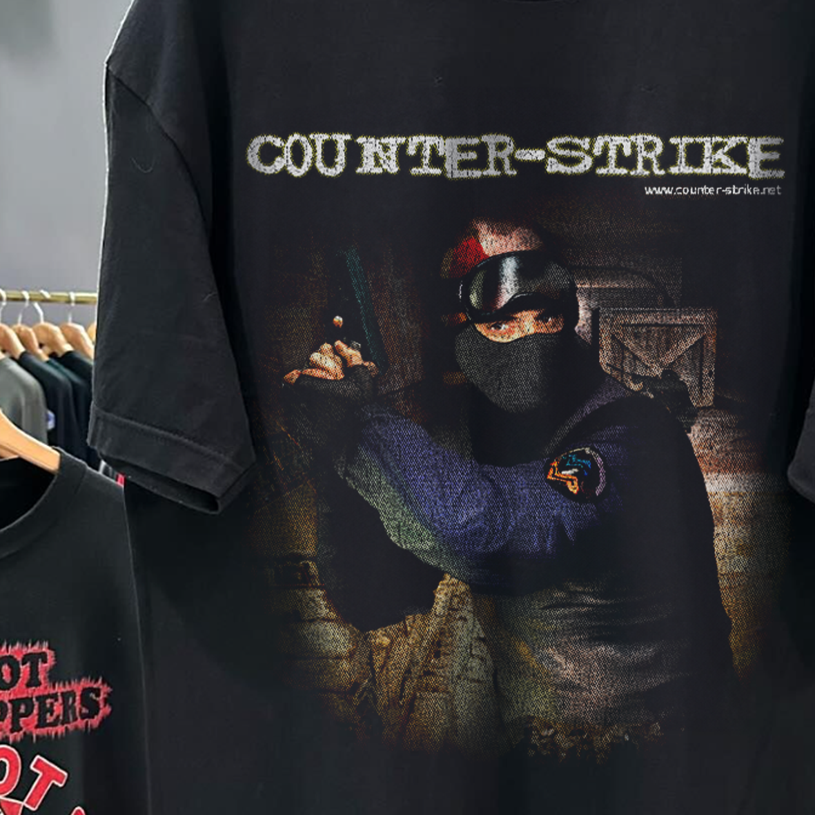 Counterstrike 1.6 1999 Promo Vintage Washed Black T-Shirt