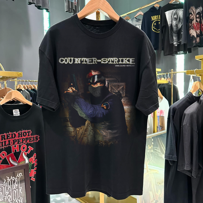 Counterstrike 1.6 1999 Promo Vintage Washed Black T-Shirt