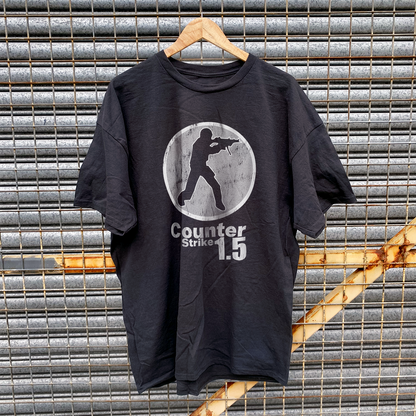 2002 Cs 1.5 Chinese Tournament Vintage Washed Black T-Shirt