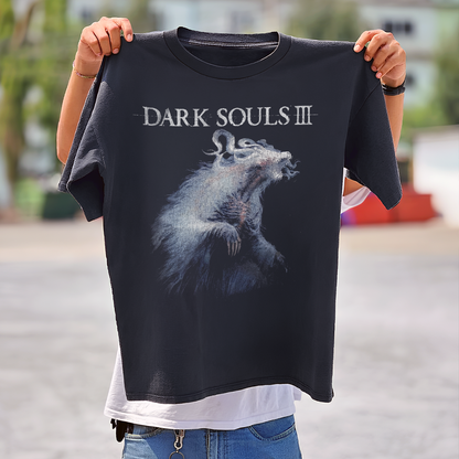 Dark Souls III Elter Ghru Vintage Washed Black T-Shirt