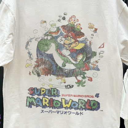 Super Mario World '98 Japan Vintage White T-Shirt