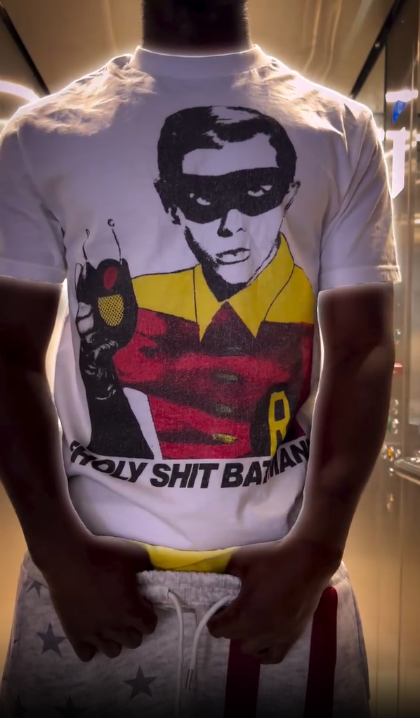 Holy Sh*t Batman - 80's -90's Rare Vintage White T-Shirt