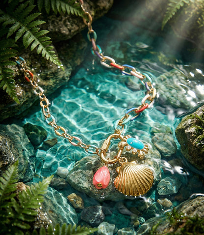 Seashore Charm Necklace